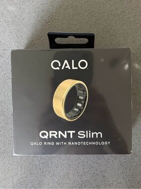 QALO QRNT Slim Ring in Gold size 9